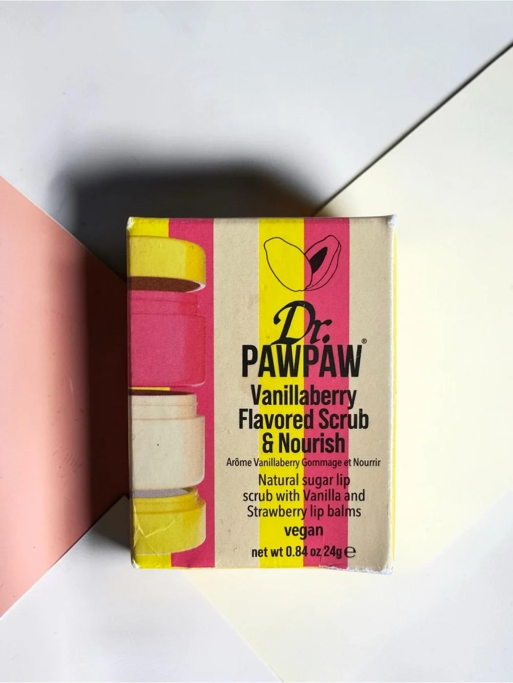 Dr.PAWPAW Vanillaberry Flavoured Scrub & Nourish Stacker NIB